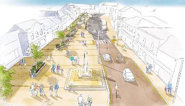 Broad Street - artists impression north