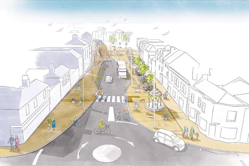 Broad Street - artists impression south