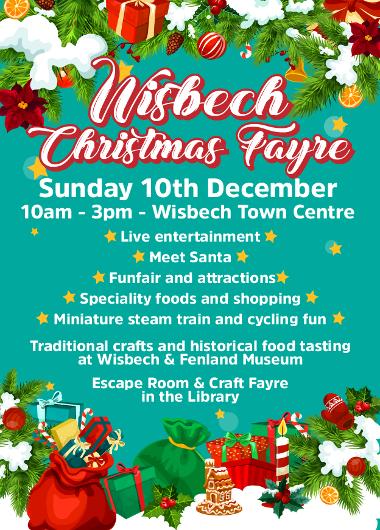 Wisbech Christmas Market poster 2023