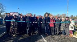 Manea Station car park opening 1