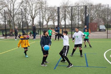 A PlayZone in Derbyshire. Photo courtesy of the Football Foundation 