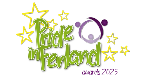 Pride in Fenland 2025 logo Pride in Fenland 2025 logo