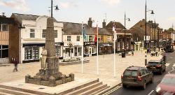 March Broad Street with Barclays building