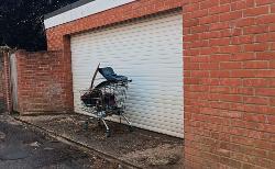 Flytipped trolley 